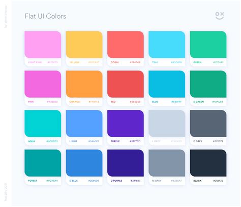 color palette web page coloring pages