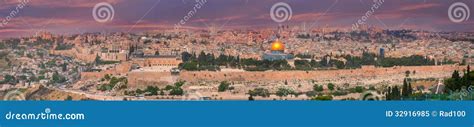 panorama van jeruzalem israel stock afbeelding image  israel panoramisch