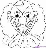 Clown Coloring Scary Pages Draw Evil Drawing Color Killer Clowns Easy Creepy Colour Face Cry Later Now Cartoon Drawings Clipart sketch template