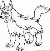Mightyena Carnivine Coloringpages101 sketch template