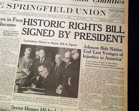 civil rights act of 1964 becomes law