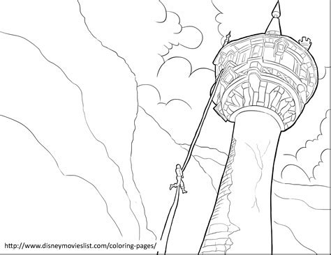 rapunzel tower drawing  getdrawings