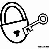 Lock Key Clipartbest Onlin Coloring Clipart sketch template