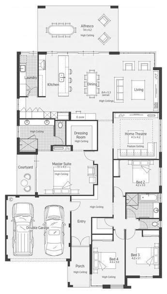 floor plan friday impressive kitchen  zone  spacious living bedroom house plans