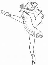 Ballet Coloring Positions Pages Getcolorings sketch template