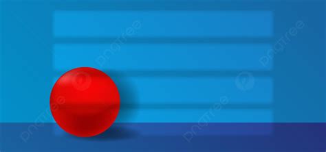 Background Bola Merah Di Kamar Biru Bayangan Latar Belakang Cahaya