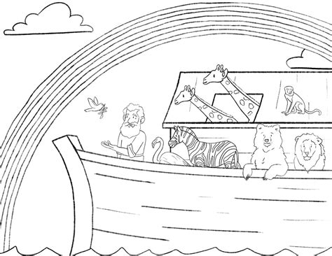 noahs ark coloring page  wrightart  deviantart