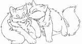 Lineart Cuddle sketch template