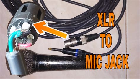 connect microphone wire xlr  mic jack simple tutorial tagalog youtube