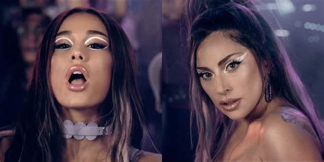 lady gaga and ariana grande release music video for rain on me