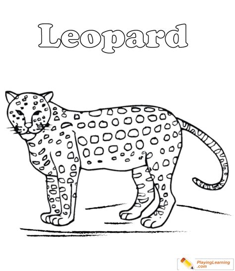 leopard coloring page   leopard coloring page