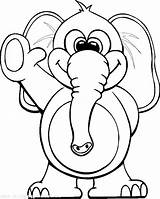 Elephant Waving Goodbye Piggie Coloringhome sketch template