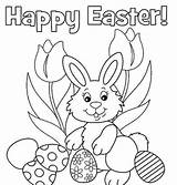 Easter Coloring Pages Happy Colouring Kids Printable Kindergarten Sheets Toddlers Printables sketch template