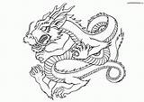 Coloring Dragon Chinese Pages Popular Printables sketch template