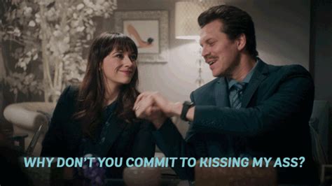 sarcastic kiss my ass by angie tribeca find and share on giphy