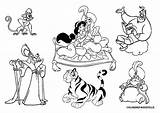 Aladdin Coloriage Colorir Desenhos Imprimer Kidsfree Coloriages sketch template