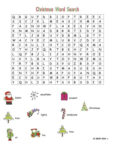 christmas word searches classroom freebies christmas word search