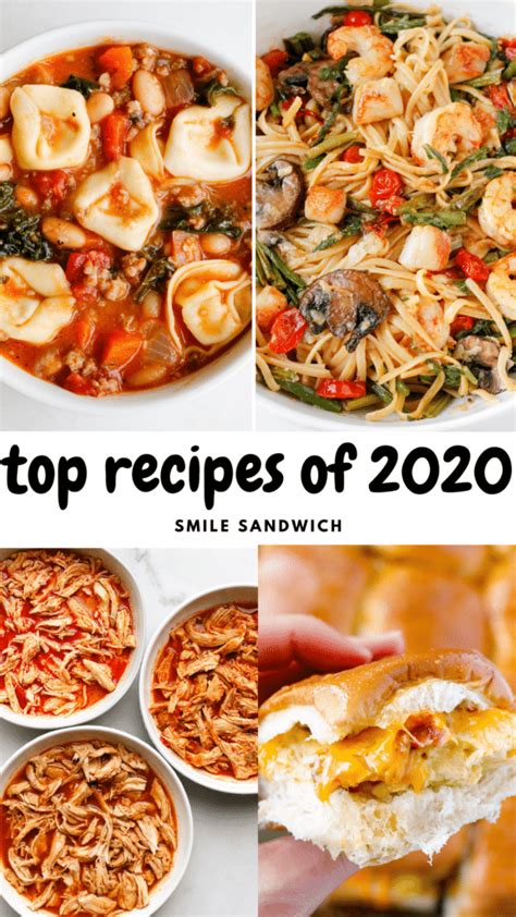 recap  popular recipes   favorite  smile