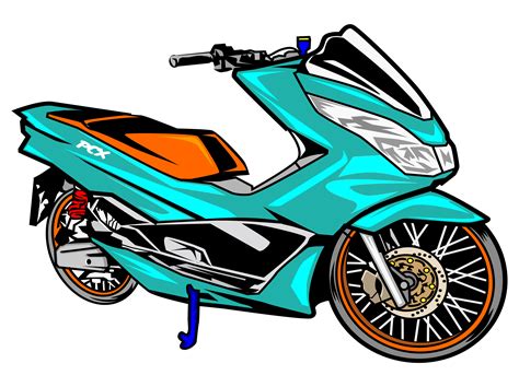 gambar motor animasi png