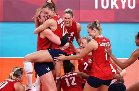 us women s volleyball team wins their first olympic gold