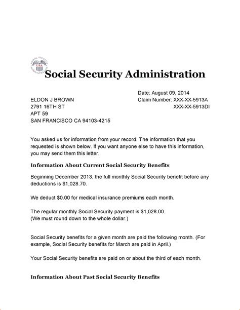 ssdi award letter sample