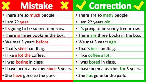 common mistakes  english top   common mistakes   english learners