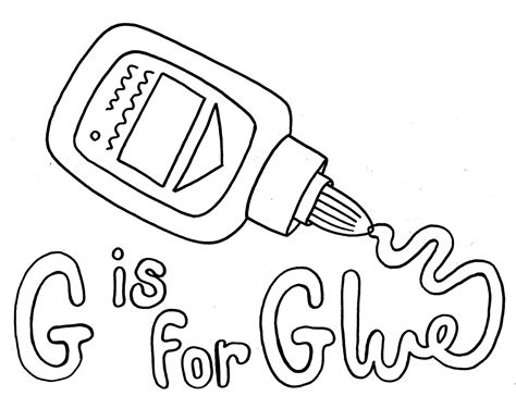 products glue coloring pages png  file
