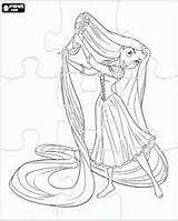 Kleurplaten Prinsessen Rapunzel sketch template