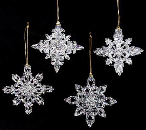 Club Pack Of 24 Icy Crystal Clear Filigree Snowflake Christmas