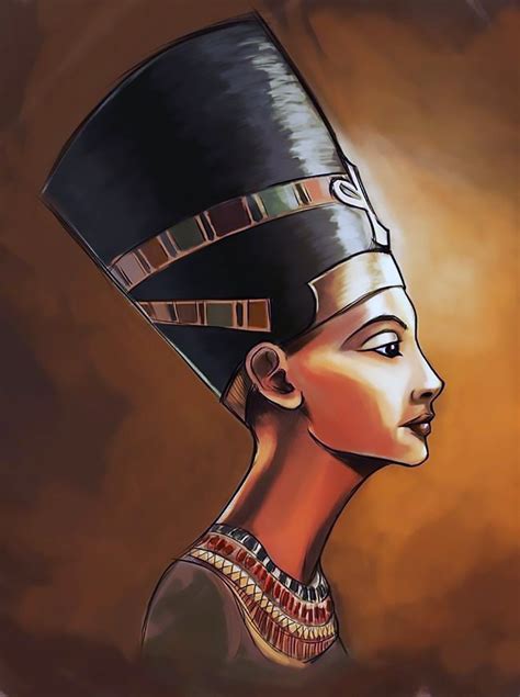 Nefertiti Queen Of Egypt Egyptian Art Ancient Egypt Etsy In 2020