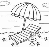 Beach Umbrella Colorear Malvorlagen Urlaub Cool2bkids Sombrilla Ausmalen Hamaca Malvorlage Coloringonly Hammock sketch template