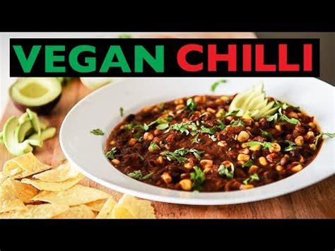 easy vegan chili recipe    chilli youtube