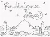 Coloring Ramadan Pages Colouring Popular sketch template
