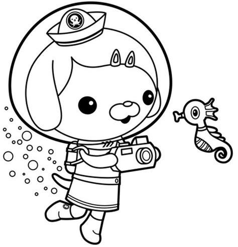 coloring pages  octonauts
