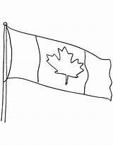 Canada Flag Coloring Pages Bestcoloringpages sketch template