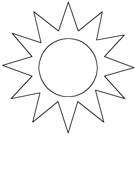 sun templates clipart