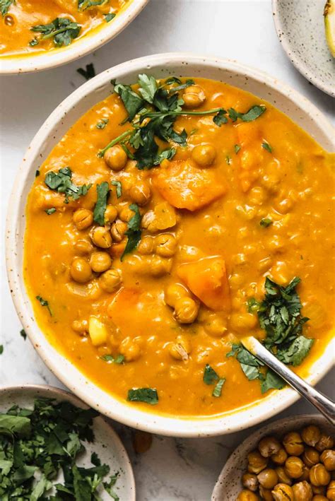 easy sweet potato lentil soup vegan running  real food