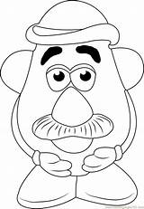 Potato Head Mr Coloring Pages Printable Mister Color Getdrawings Sheets Mrs Potatoes Getcolorings Coloringbay Colorings Print sketch template