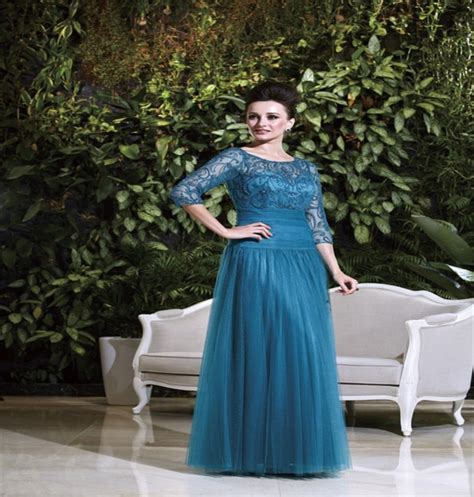 gorgeous green half sleeve plus size mother of the bride dresses