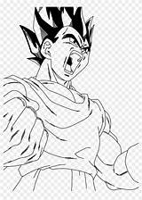 Vegeta Coloring Dragon Ball Pages Kamehameha Dbz Popular sketch template