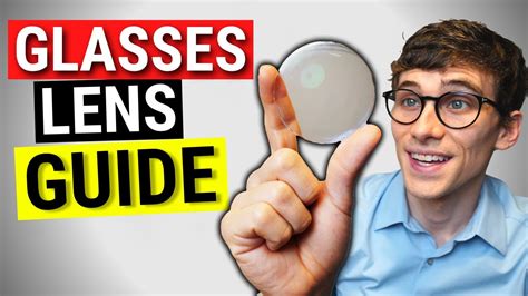 prescription glasses lens guide lens types and materials youtube