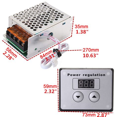 ac regulator   mayitr scr voltage regulator dimmer electric motor speed temperature