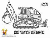 Coloring Construction Pages Machines Vehicle Tractor Printable Caterpillar Printables Truck Trucks Mighty Cat Kids Machine Equipment Big Clipart Book Track sketch template
