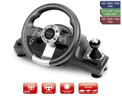 subsonic sa drive pro sport racing wheel  playstation  ps slim ps pro xbox  xbox