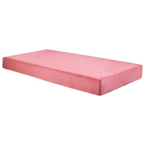 Susie 7 Twin Size Memory Foam Mattress In Pink