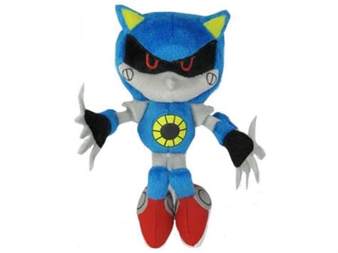 Sonic The Hedgehog 7 Plush Metal Sonic Rare New Ebay