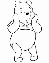 Coloring Bear Pooh Standing Winnie Pages Drawing Shocked Surprised Printable Bears Clipart Cliparts Kids Poo Library Colouring Clip Popular Getdrawings sketch template