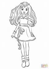 Coloring Evie Pages Descendants Wicked Printable Mal Descendant Disney Kids Colouring Drawing Print Sheets Color Fun Printables Girls Birthday Colorings sketch template