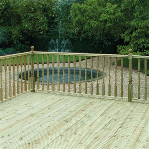 decking spindles pressure treated  delivery