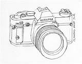 Dslr Drawing Camera Getdrawings sketch template